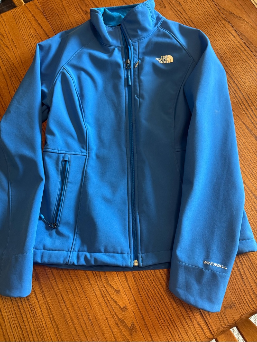 The North Face Women’s Blue WindWall Softshell Jacket